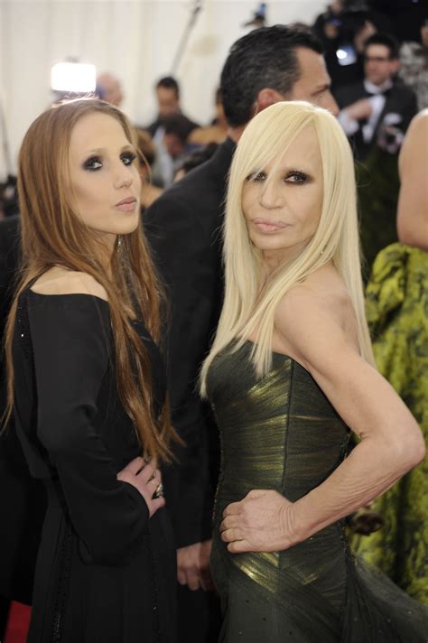 daniel versace|donatella versace and daughter.